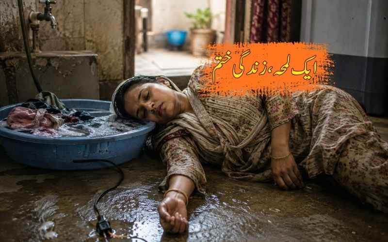 حیدرآباد میں کرنٹ لگنے کا افسوسناک واقعہ، خاتون دم توڑ گئی